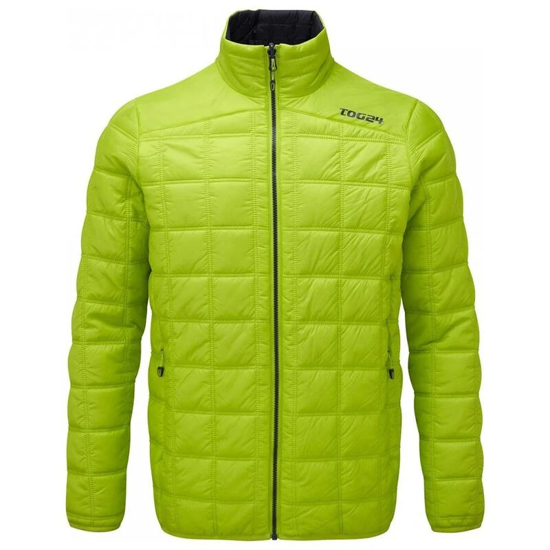 Tog24 Mens Thoon TCZ Insulated Jacket Navy Lime Sportpursuit