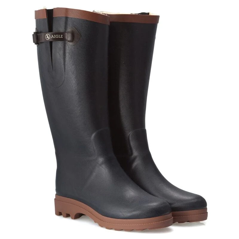 Aigle women's aiglentine new arrivals fur wellington boots