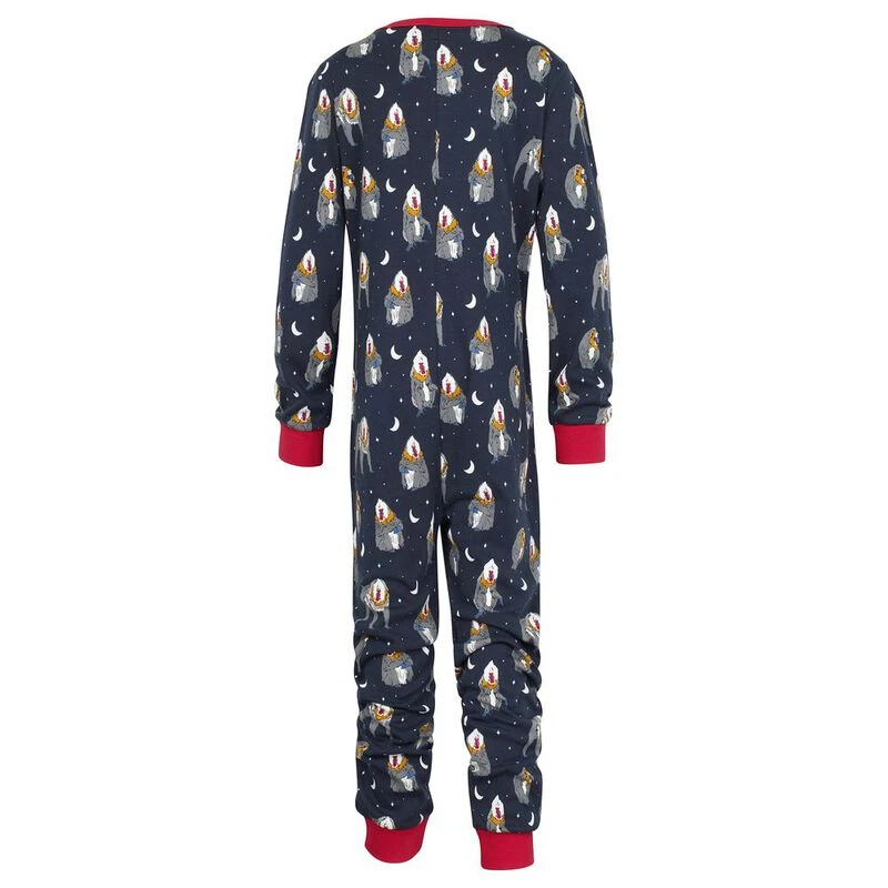 Fat Face Boys Baboon Jersey Onesie Mid Navy Sportpursuit