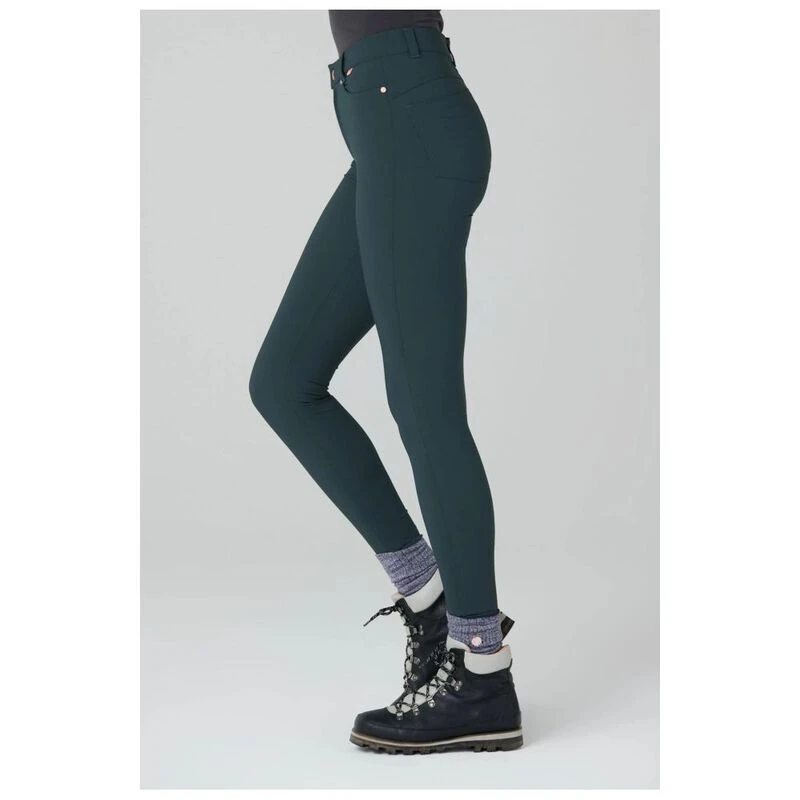 Acai Womens Thermal Skinny Outdoor Trousers (Forest Green)
