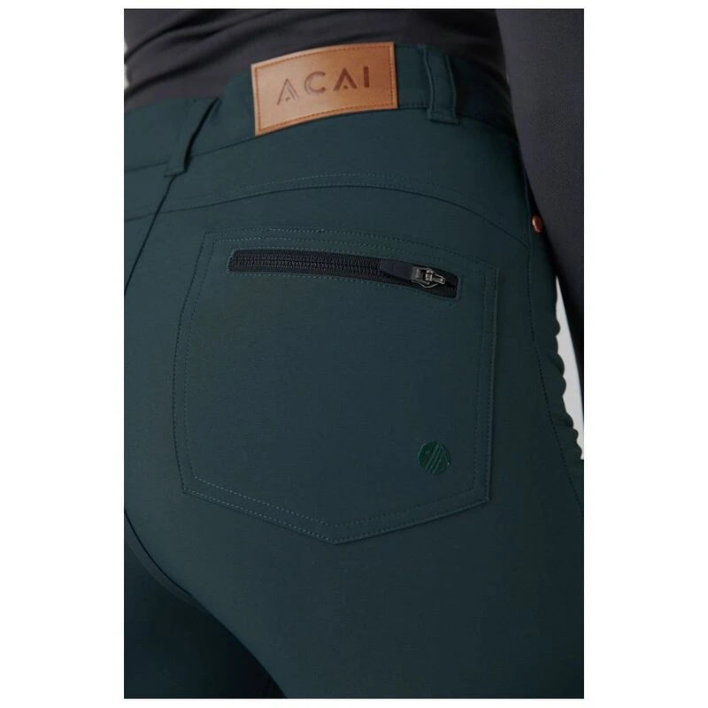 Acai Womens Thermal Skinny Outdoor Trousers (Forest Green)