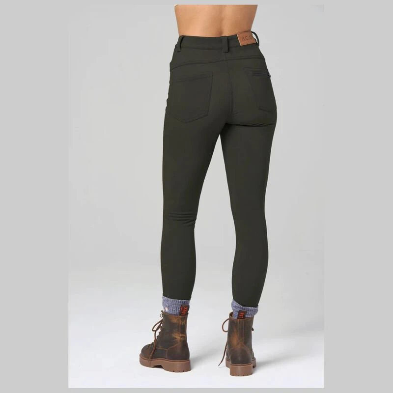 Acai Womens Thermal Skinny Outdoor Trousers Espresso Sportpursuit