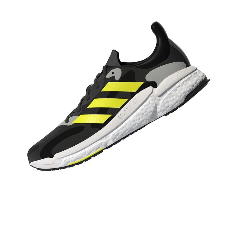 Adidas Mens Solar Boost 4 Shoes (Grey Six/Beam Yellow/Linen Green) | S