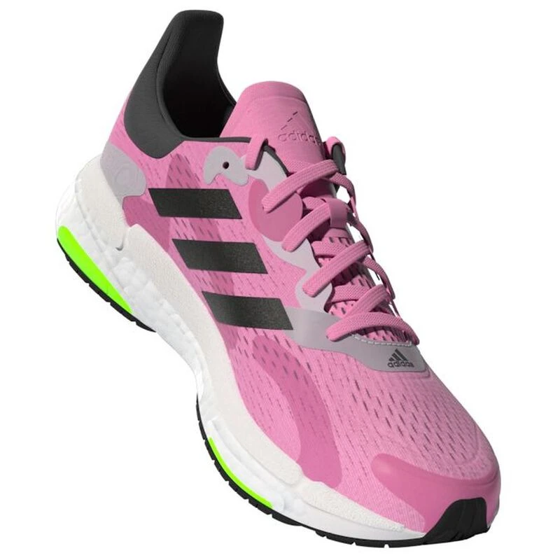 Adidas Womens Solar Boost 4 Shoes Beam Pink Core Black Solar Green