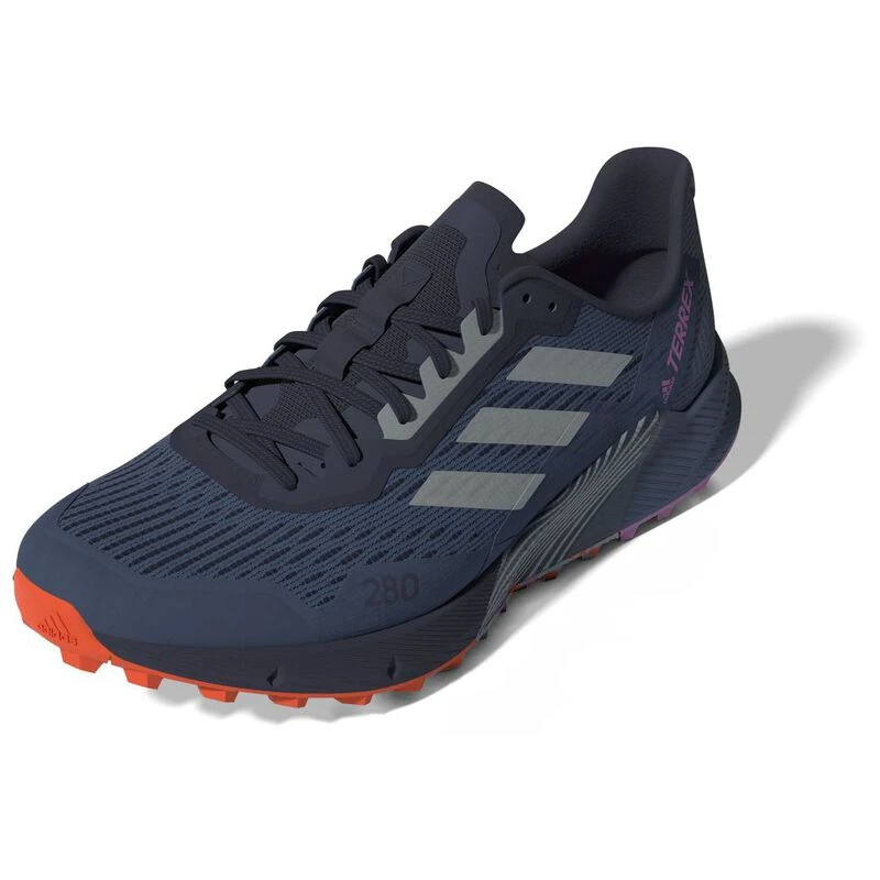 Adidas women's terrex agravic trail running 2025 shoes  grey/coral