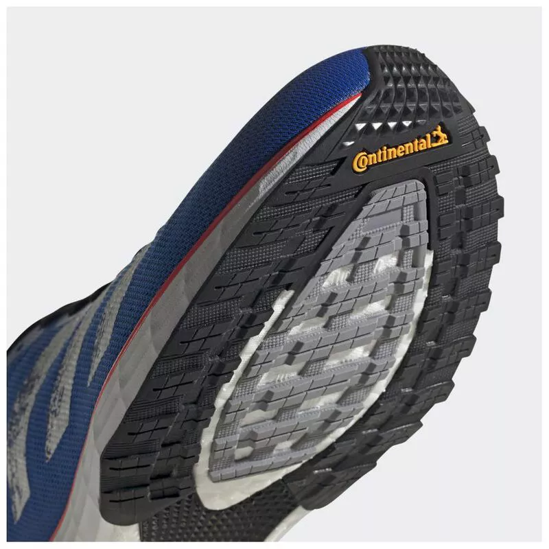 Adidas Mens Adizero Adios 5 Running Shoes Glow Blue Cloud White Solar