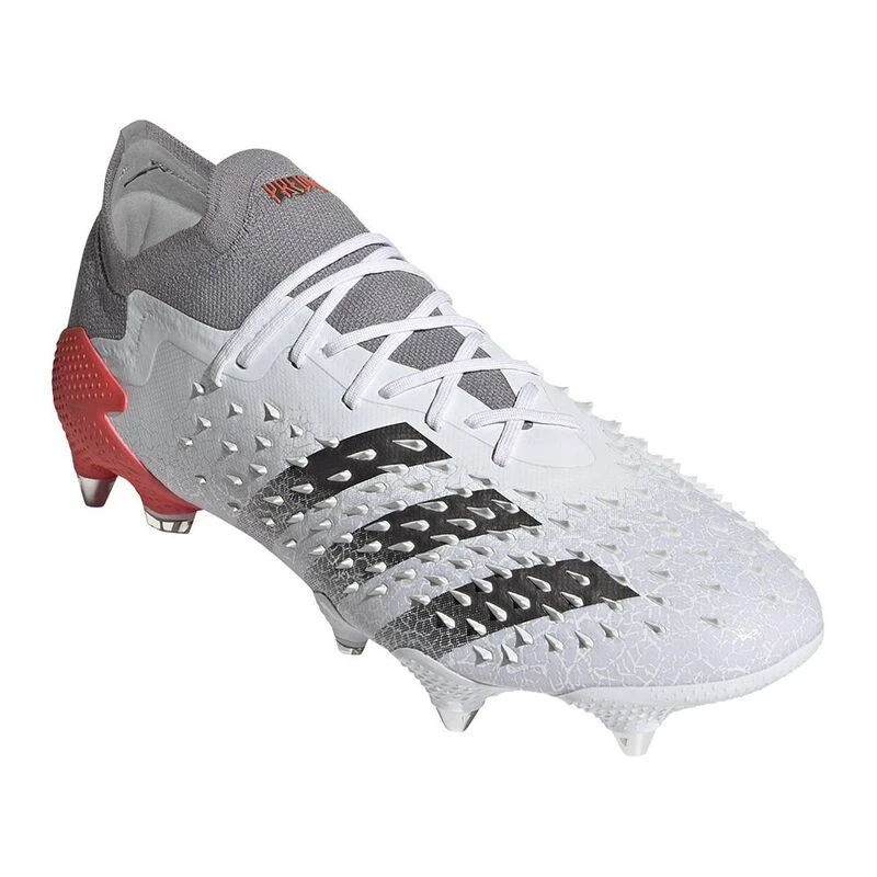 Adidas Predator Freak 1 L SG Firm Ground Football Boots White Spor