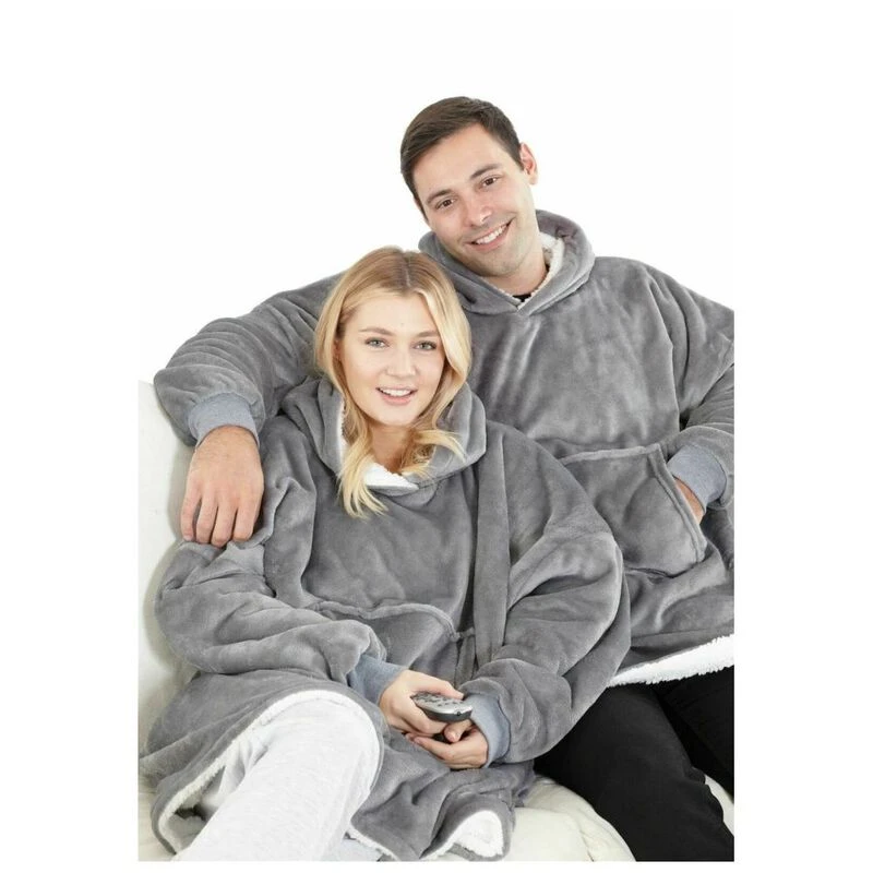 Alivio Oversized Hoodie Blanket (Dark Grey) | Sportpursuit.com