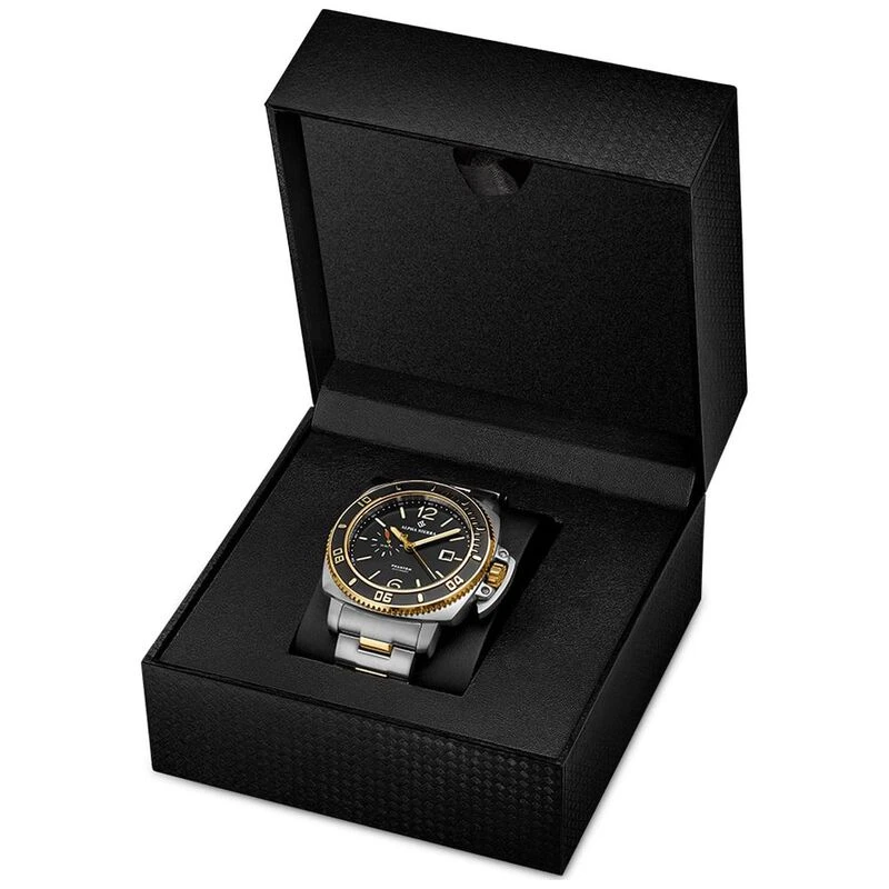 Alpha Sierra Phantom Automatic Watch Silver Black Steel Sportpursu