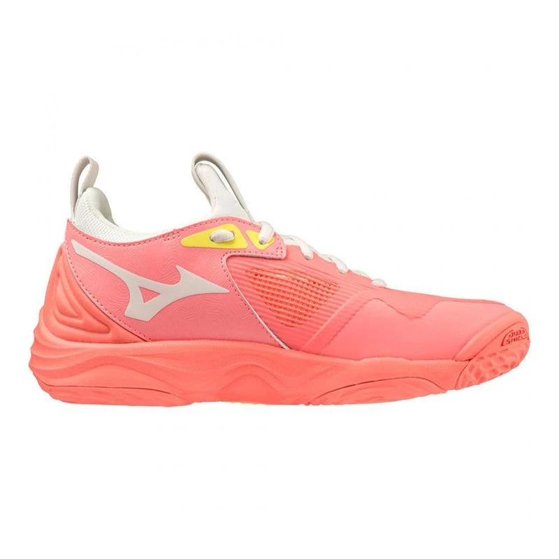 Mizuno Womens Wave Momentum 3 Handball Shoes Rose Sportpursuit