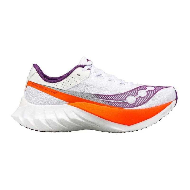 Saucony Womens Endorphin Pro 4 Running Shoes White Violet Sportpur