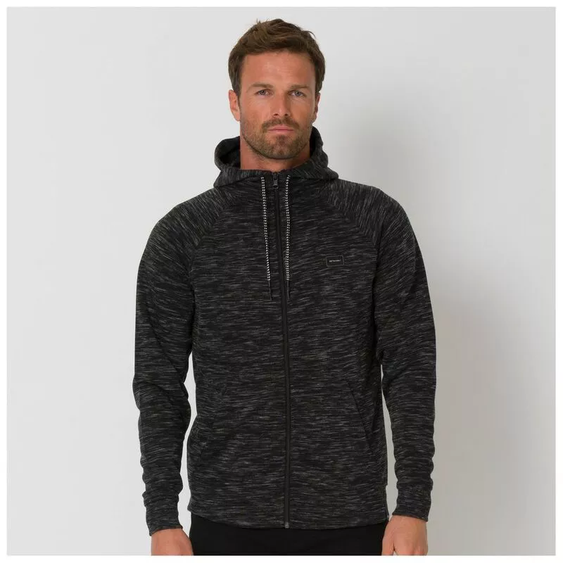 Animal Mens Venture Hoodie Black Marl Sportpursuit