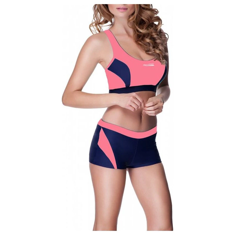 Aquaspeed Womens Fiona Swimsuit (Pink/Navy)