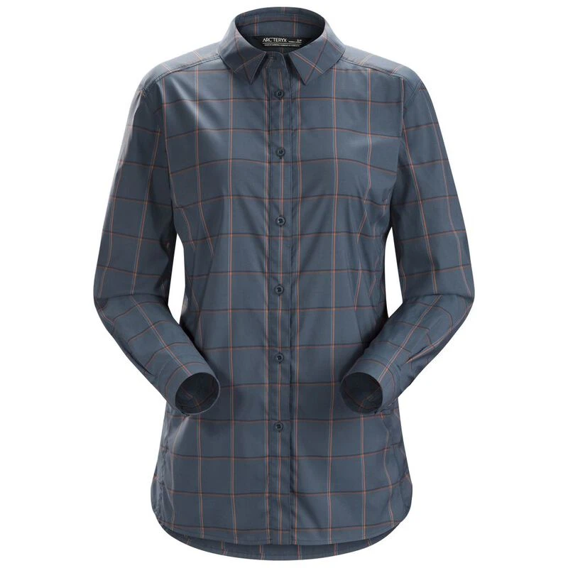 Arcteryx Womens Riel Long Sleeve Shirt Infinite Universe Sportpurs