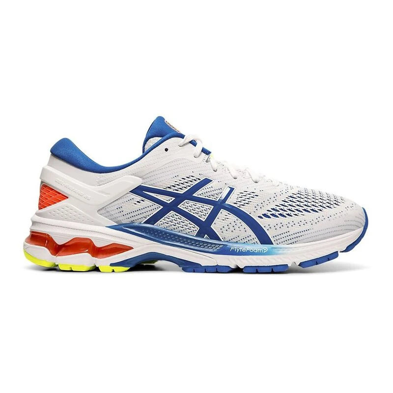 Asics Mens Gel Kayano 26 Running Shoes White Lake Drive Sportpursu