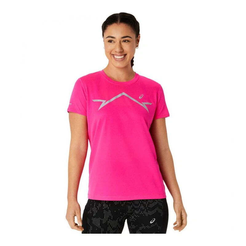 Asics T Shirt Lite Show Femme Rose privatesportshop