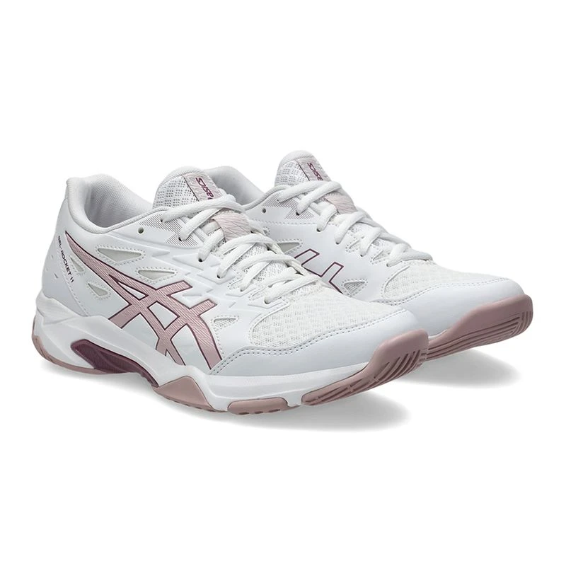 Asics Chaussures de handball Gel Rocket 11 Femme Blanc Watershed Rose