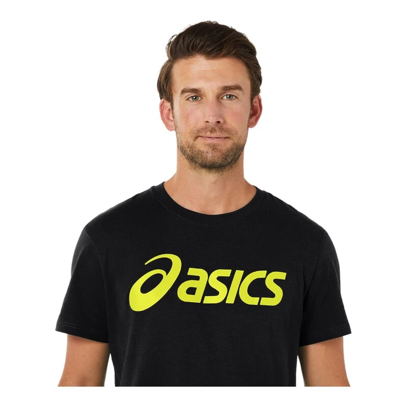 Asics T Shirt Sport Logo Homme Noir privatesportshop