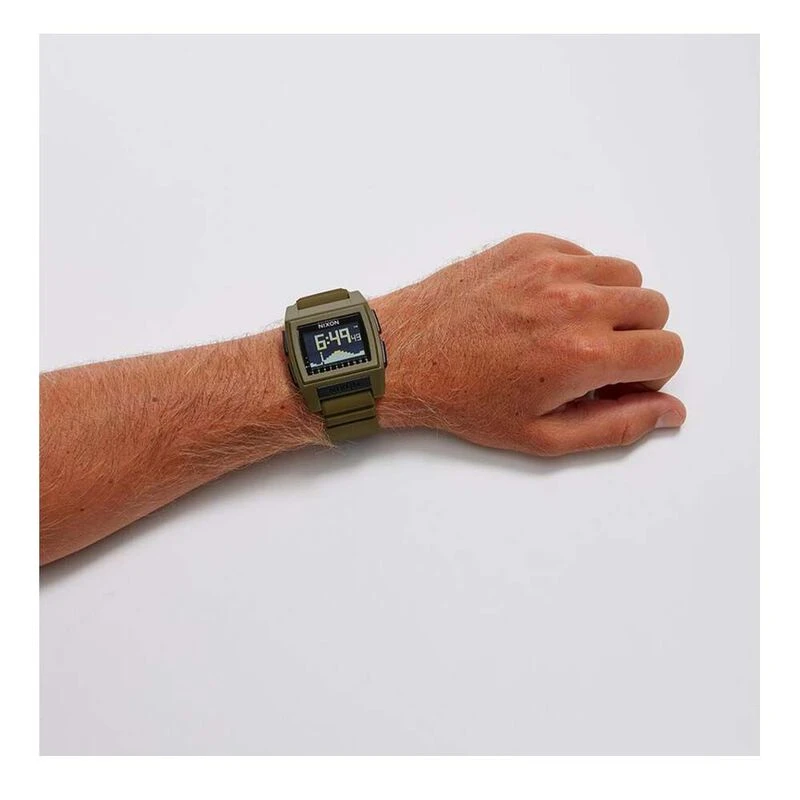Nixon Base Tide Pro Casual Watch Grey Sportpursuit