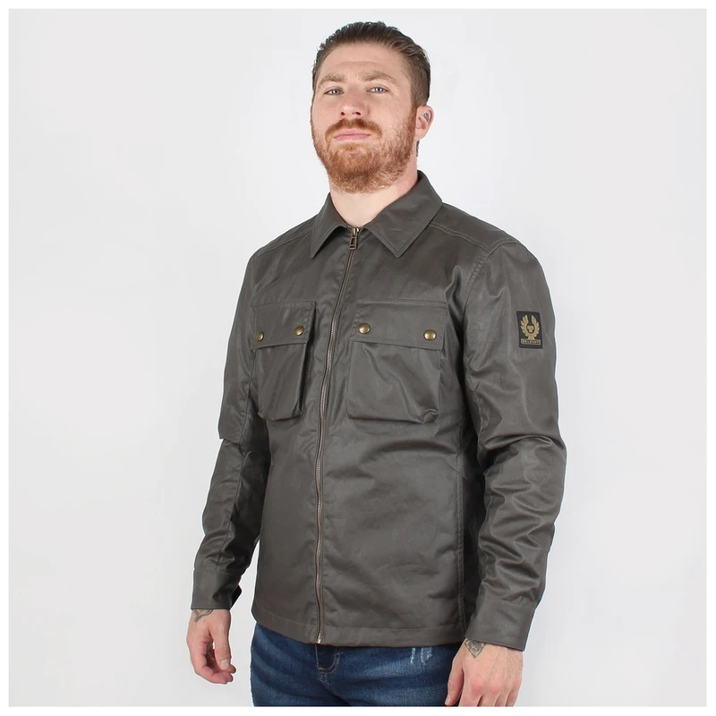 Belstaff Mens Dunstall Jacket Granite Grey Sportpursuit