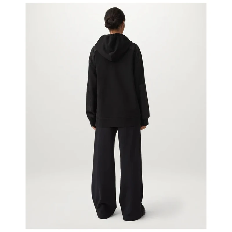 Belstaff Womens Highline Hoodie Black Sportpursuit