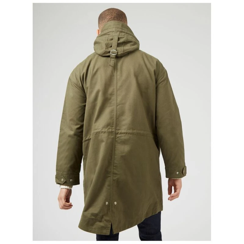 Mens green fishtail parka store