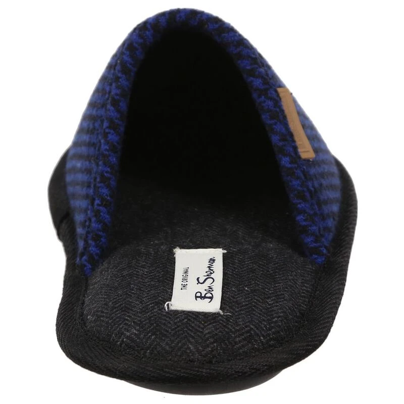 Ben Sherman Mens Mule Slippers Blue Black Grey Sportpursuit