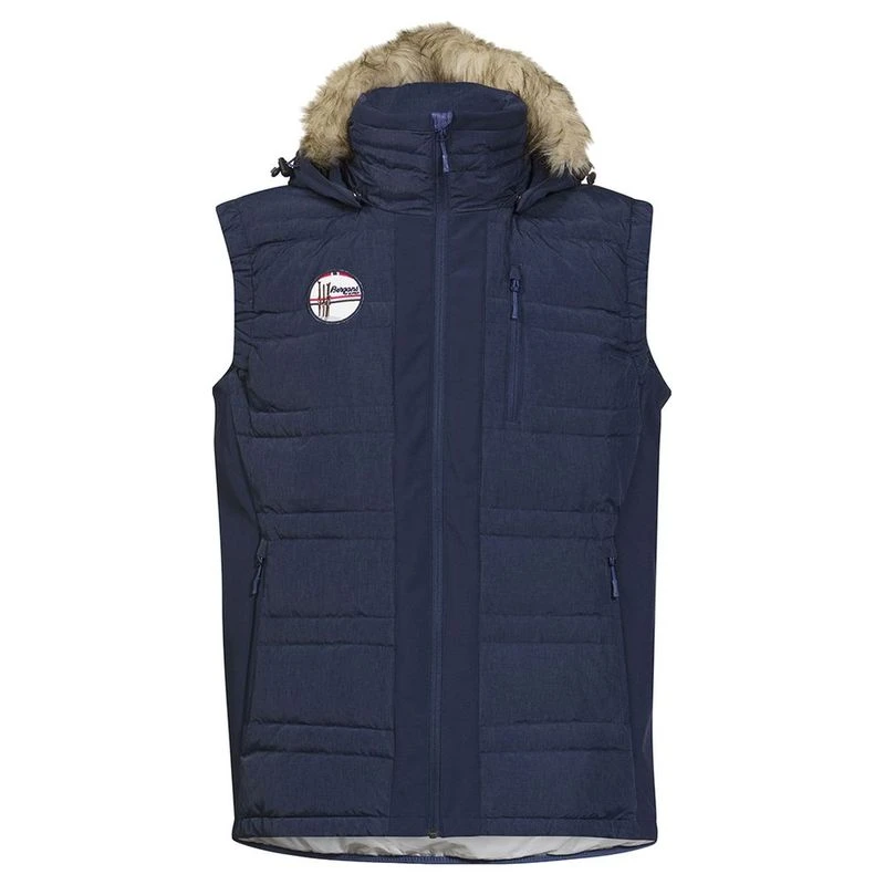 Bergans Mens Bodo Down Gilet Navy Sportpursuit