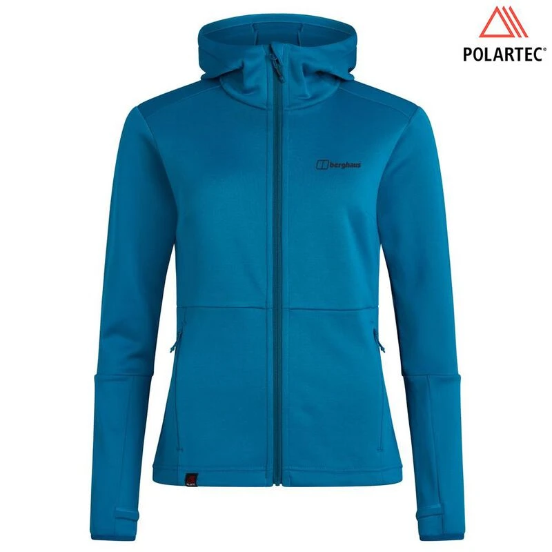 Berghaus Womens Fourier Fleece Jacket (Seaport) | Sportpursuit.com