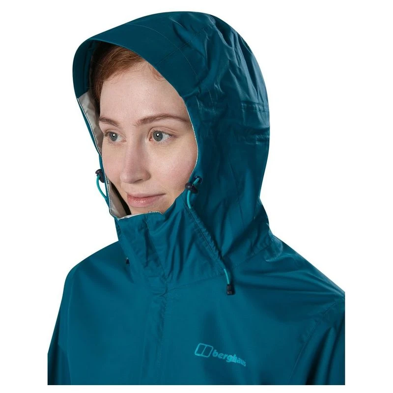 Berghaus Womens Deluge Vented Shell Jacket Dark Turquoise Dark Turquo
