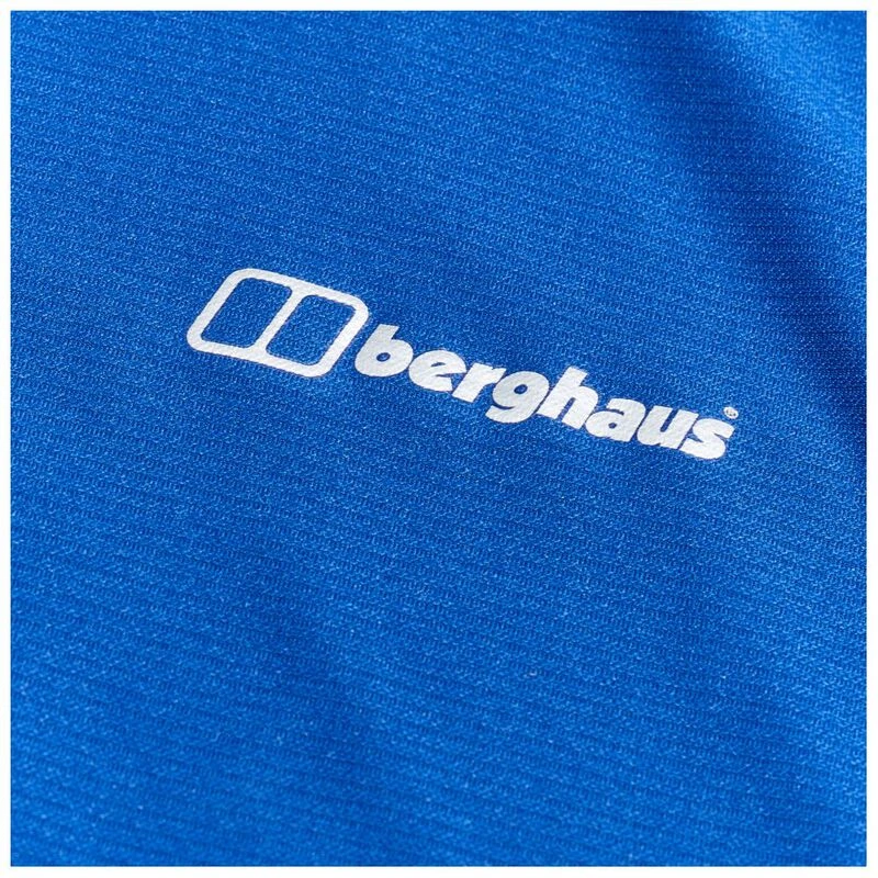 Berghaus Womens 24/7 Half Zip Tech T-Shirt (Blue) | Sportpursuit.com