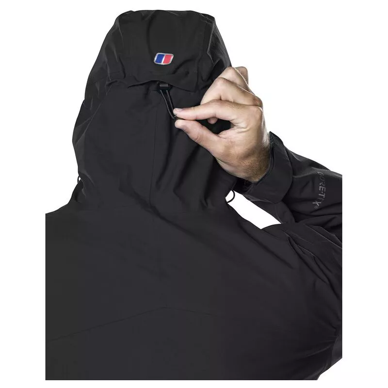 Berghaus Mens Ridgemaster Waterproof Jacket Black Black Sportpursu
