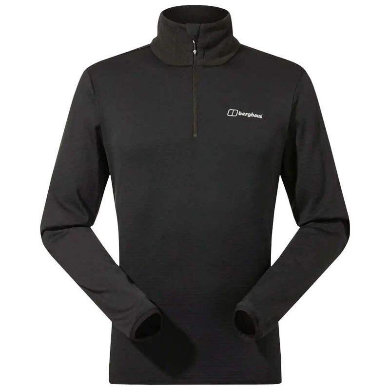 Berghaus Mens Keppla Half Zip Pullover (Black) | Sportpursuit.com