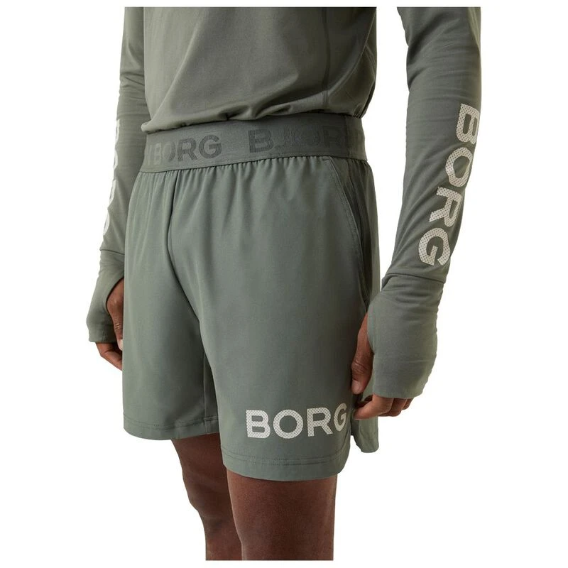 meditatie annuleren Manhattan Bjorn Borg Mens Short Short (Grey) | Sportpursuit.com