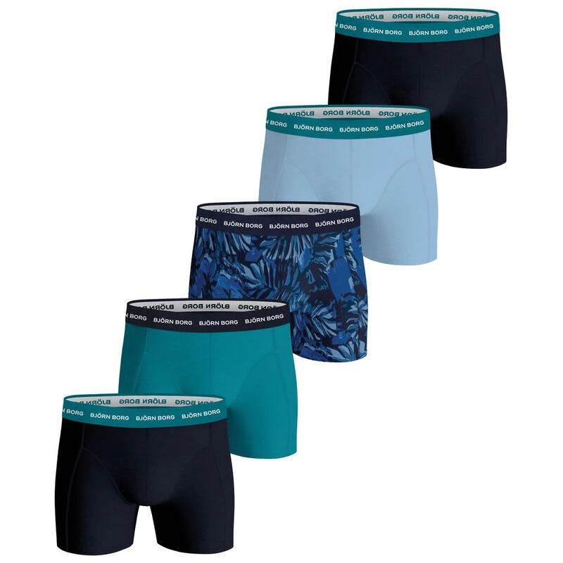 BjornBorg Mens Cotton Stretch Underwear (Multi - 5 Pack) | Sportpursui