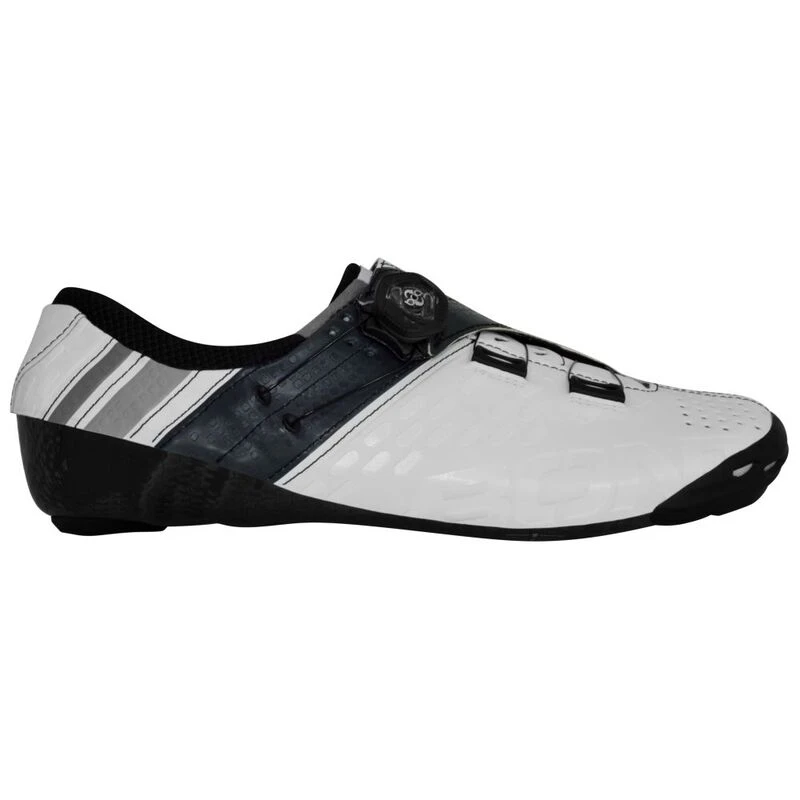 Bont Helix Wide Fit Cycling Shoes White Charcoal Sportpursuit