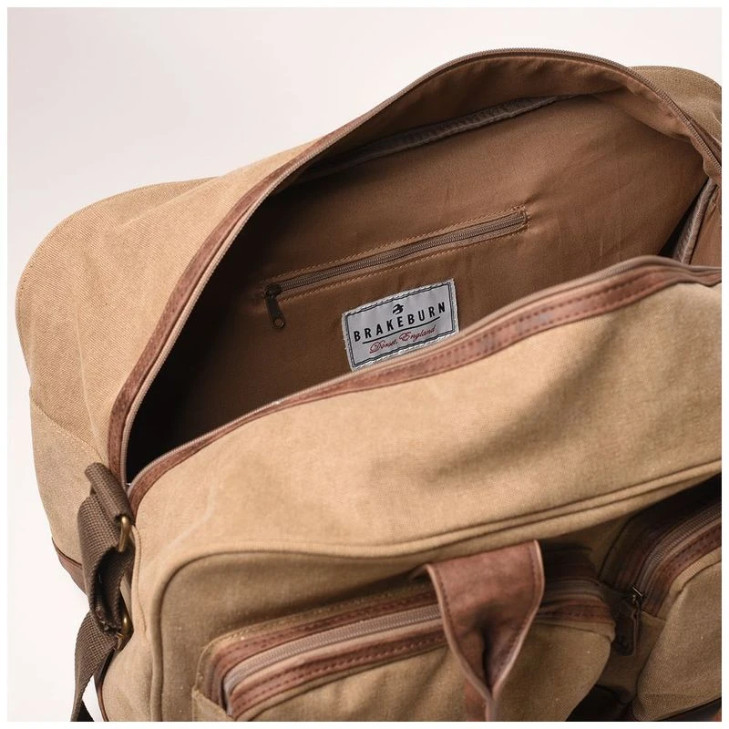 Brakeburn Mens Brakeburn Holdall Tan Sportpursuit