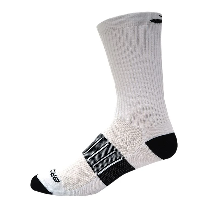 Brooks Ghost Midweight Socks White Sportpursuit