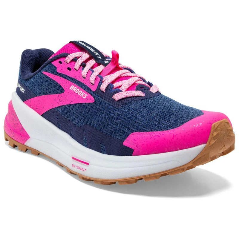Brooks Womens Catamount 2 Running Shoes (Peacoat/Pink/Biscuit) | Sport