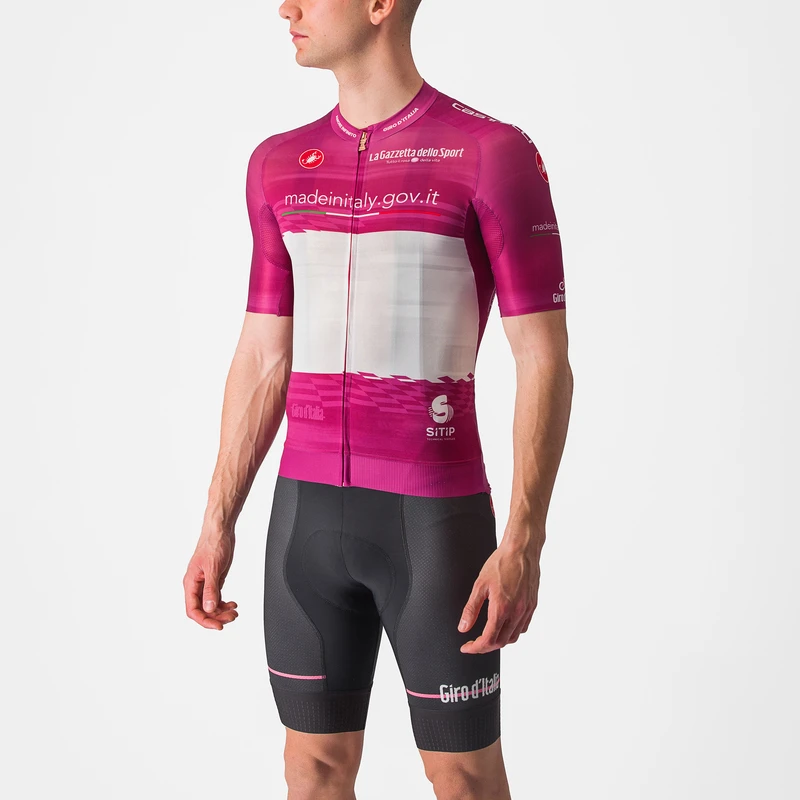 Castelli Mens Giro D Italia Giro106 Race Jersey Ciclamino Sportpur