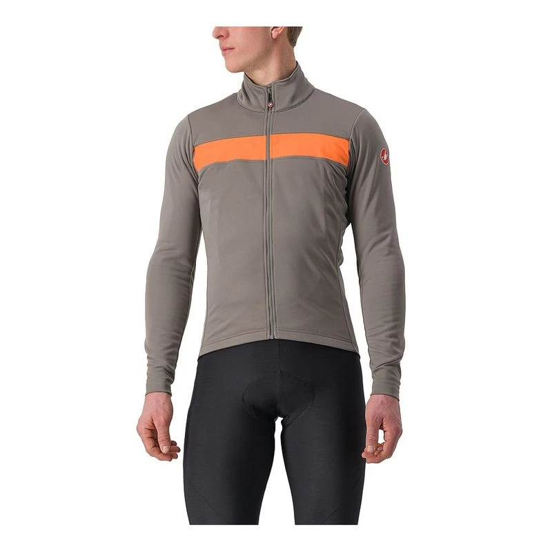 Castelli Mens Raddoppia 3 Jacket Grey Sportpursuit