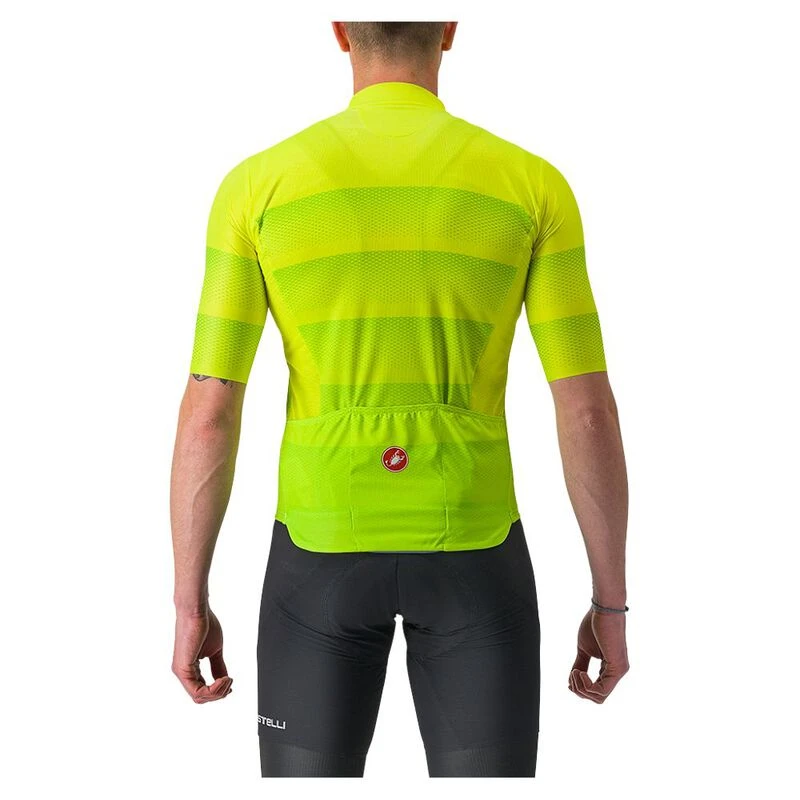 Castelli Mens Livelli Jersey (Yellow Fluo) | Sportpursuit.com