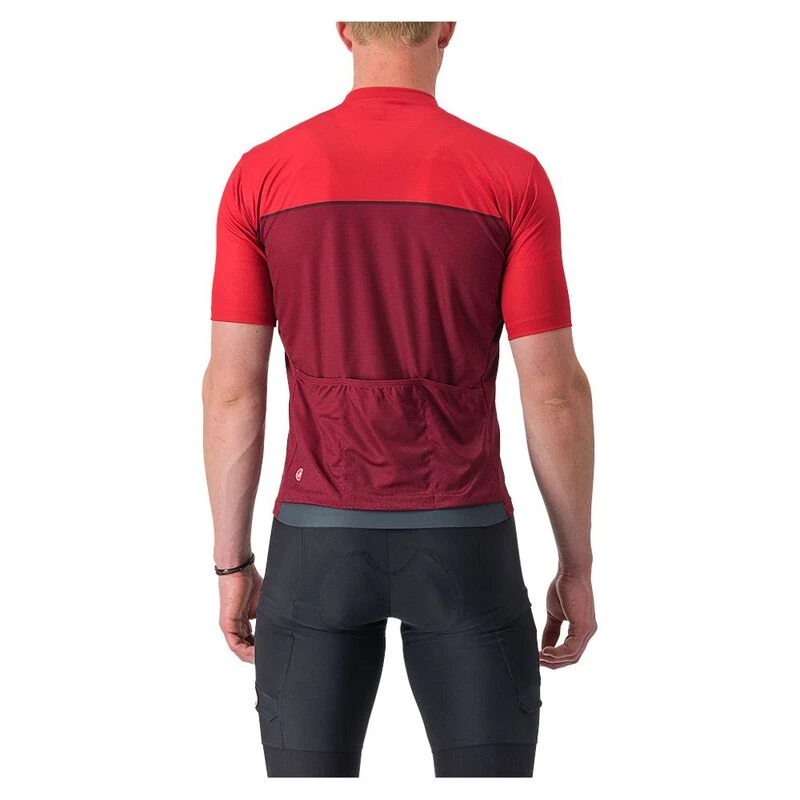 Castelli Mens Unlimited Entrata Jersey (Dark Red/Bordeaux) | Sportpurs