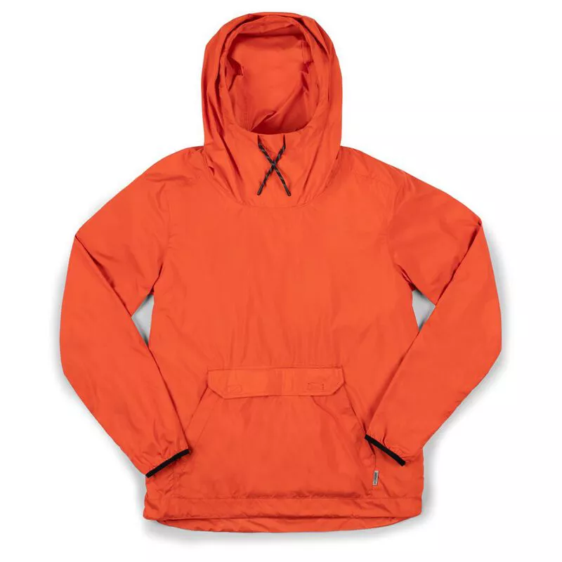 Chrome Mens Buckman Packable Anorak Mecca Orange Sportpursuit