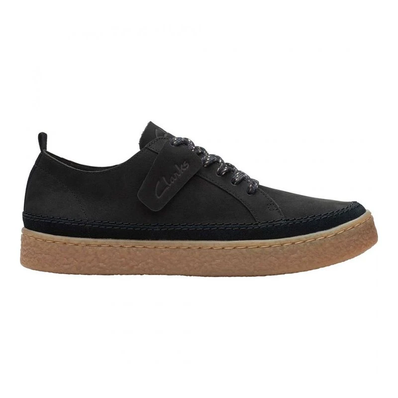 Clarks ladies black suede shoes top