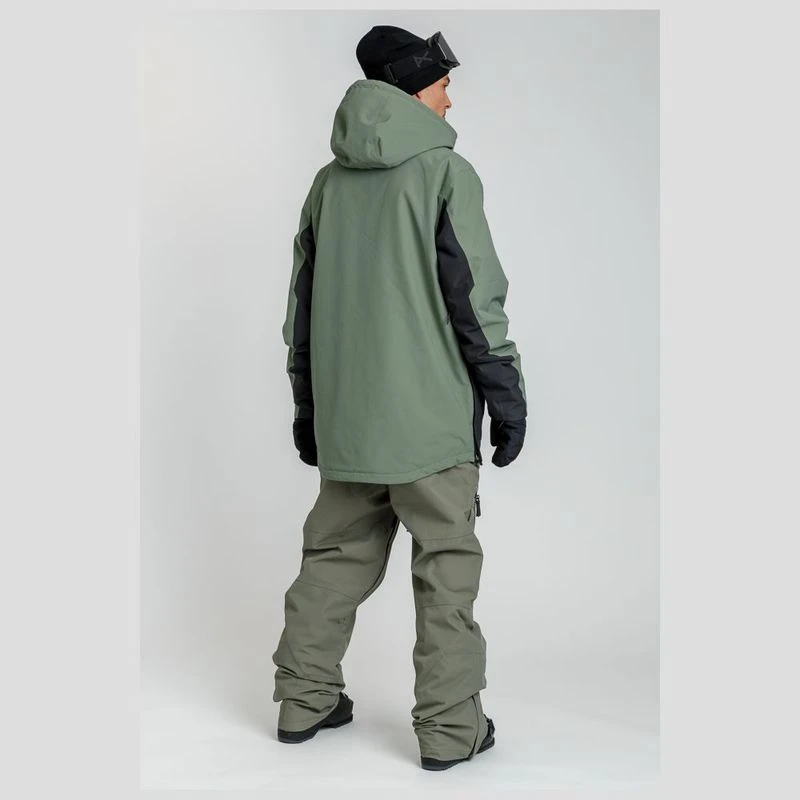 Mens green anorak jacket hotsell
