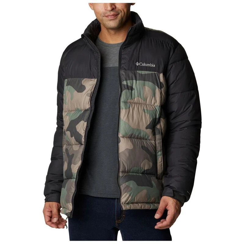 Camo columbia fleece discount jacket