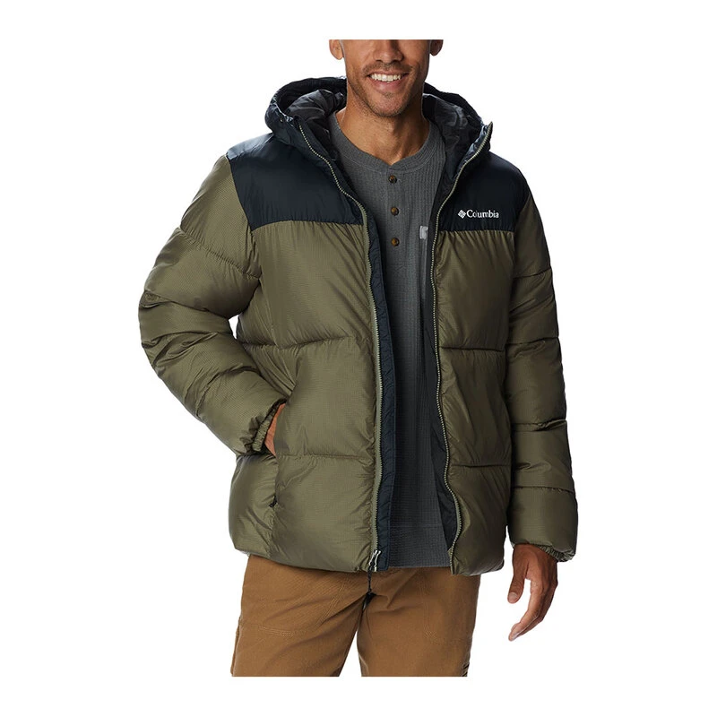 Columbia Mens Puffect Jacket Green Sportpursuit