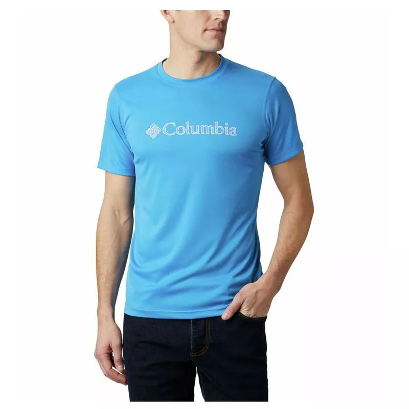 Columbia Mens Zero Rules T-Shirt Mountain Peak Sportpursu (Dark Fun) 