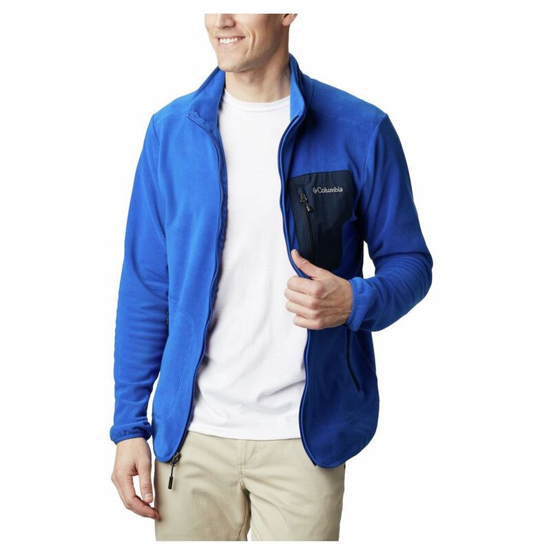 columbia navy fleece jacket